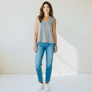 Joe Fresh Gray Tank Top for Women
